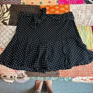 ZARA polka dot mini skirt